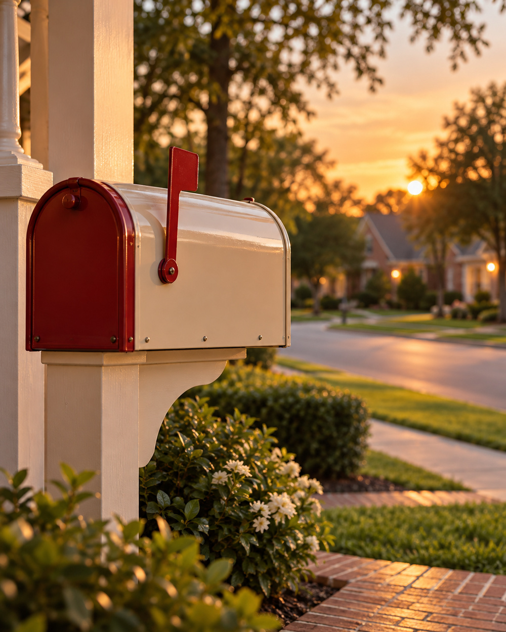 A classic mailbox
